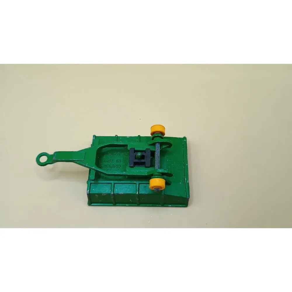 Vintage 1960s Matchbox John Deere Trailer with Gray Wheels No.51 England